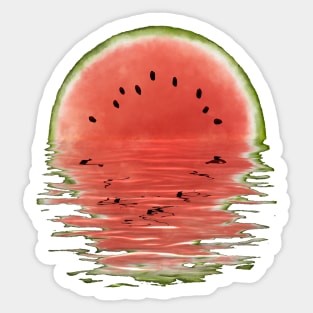 Melon Sunset Sticker